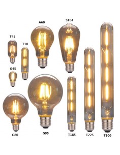 Interelec 403154 E27 T45_ Vintage Inc 25w/2200k Gold 40lm Antique El-t45(25w)am 4,5x11cm 2