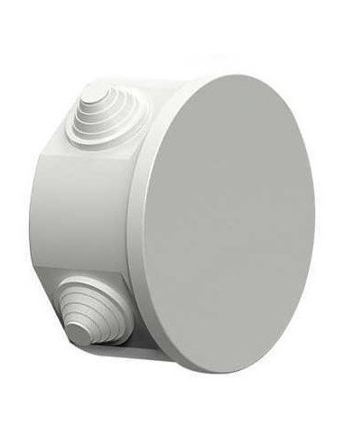 Genrod 02217pg____ Caja Pvc Ext   6  X  6 Redonda Con Tapa - Caja De Luz -    (02216pg)
