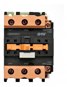 Baw Cb3a4011b7 Contactor Din 3 X  40a Bob   24v 1na + 1nc 2