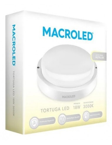 Macroled Tr-mb-18w-ww Tortuga Led...